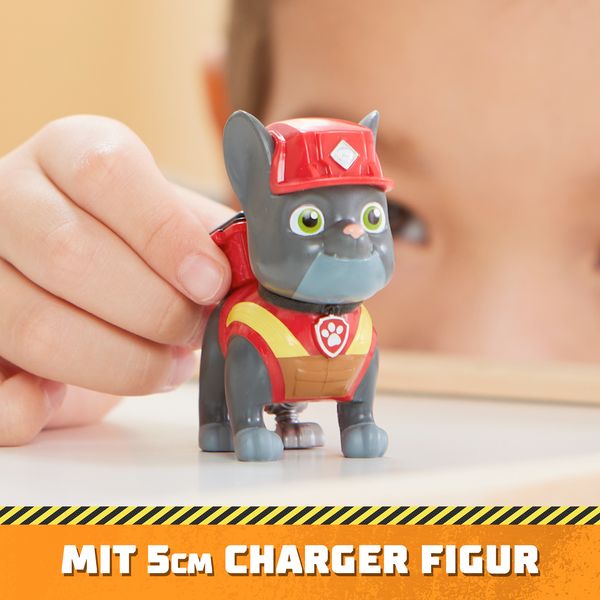 Produktbild: Rubble & Crew - Kran-Baufahrzeug mit Charger-Figur (Basis Fahrzeug)