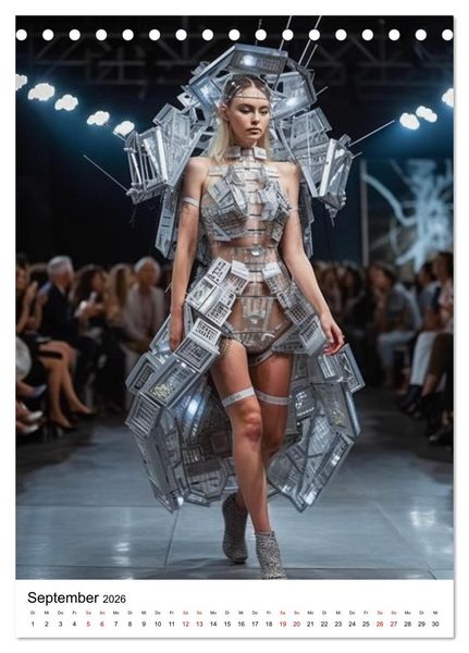 Produktbild: Future Couture (Tischkalender 2026 DIN A5 hoch), CALVENDO Monatskalender