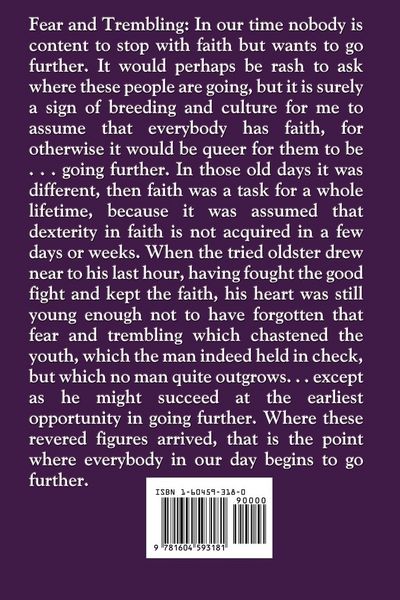 Produktbild: Fear and Trembling
