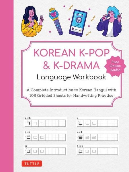 Produktbild: Korean K-Pop and K-Drama Language Workbook