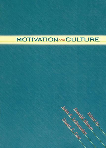 Produktbild: Motivation and Culture