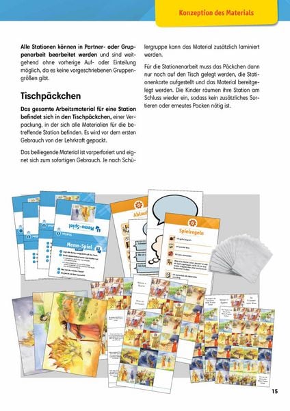 Produktbild: Arbeitsmaterial Grundschule. Stationenlernen Religion: Mose, Prophet Gottes
