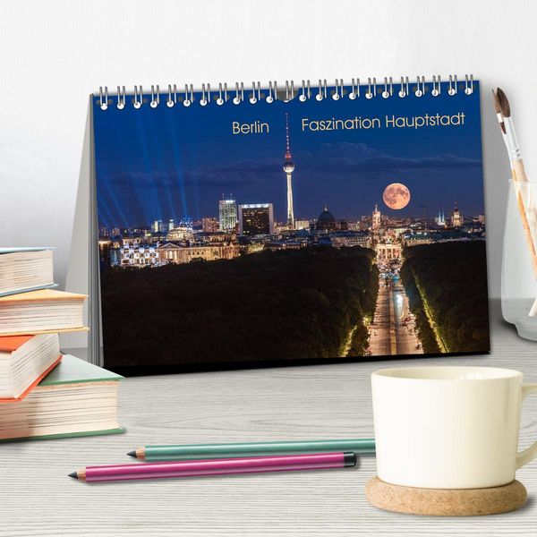 Produktbild: Berlin - Faszination Hauptstadt (Tischkalender 2026 DIN A5 quer), CALVENDO Monatskalender