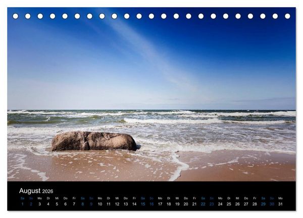 Produktbild: Ostsee (Tischkalender 2026 DIN A5 quer), CALVENDO Monatskalender