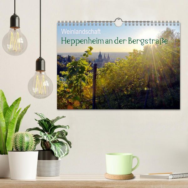 Produktbild: Weinlandschaft - Heppenheim an der Bergstra&szlig;e (Wandkalender 2026 DIN A4 quer), CALVENDO Monatskalender
