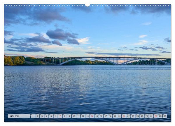 Produktbild: Stockholm an Mittsommer (Wandkalender 2026 DIN A2 quer), CALVENDO Monatskalender