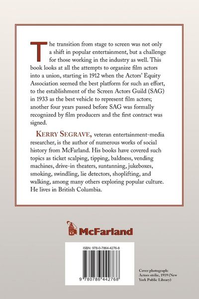 Produktbild: Film Actors Organize