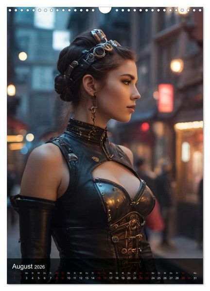 Produktbild: Steampunk - Stadtleben - Rotlichtviertel (Wandkalender 2026 DIN A3 hoch), CALVENDO Monatskalender