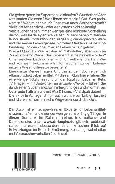 Produktbild: Das hintergr&uuml;ndige Supermarkt-Einkaufs-Quiz