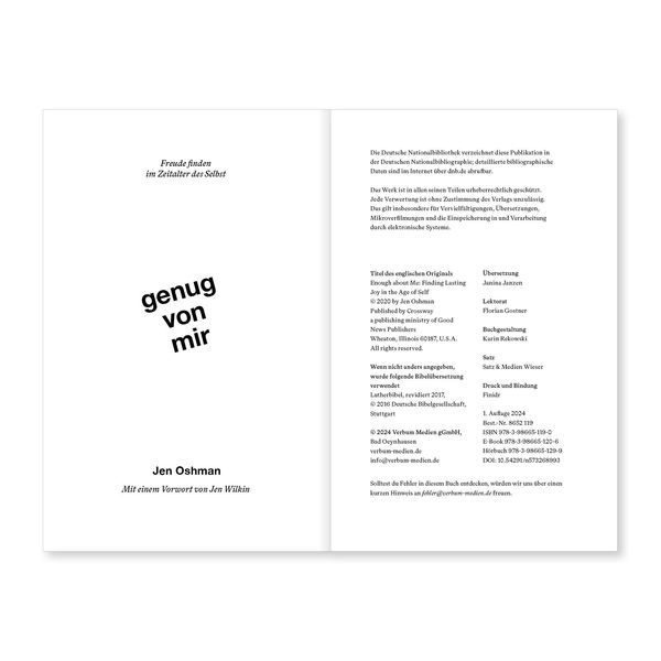 Produktbild: Genug von mir