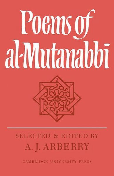 Produktbild: Poems of Al-Mutanabbi