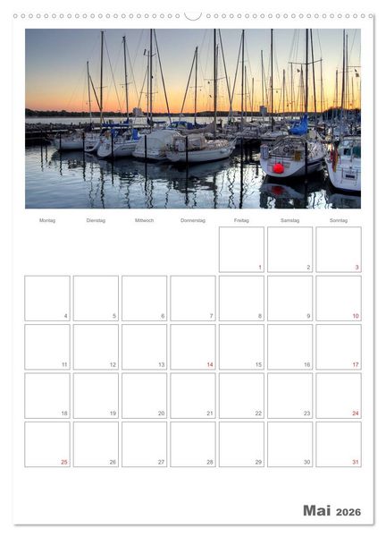Produktbild: Timmendorfer Strand (Wandkalender 2026 DIN A2 hoch), CALVENDO Monatskalender