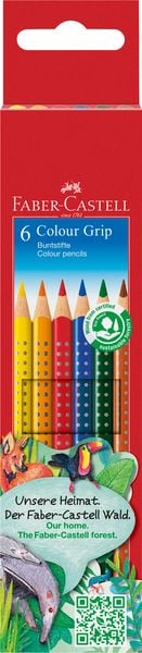 Produktbild: Faber-Castell Buntstifte Colour Grip, 6er Set