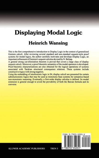 Produktbild: Displaying Modal Logic