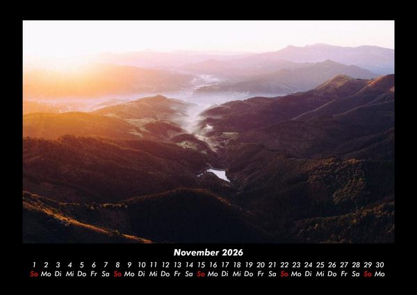 Produktbild: Landschaftskalender 2026 Fotokalender DIN A3