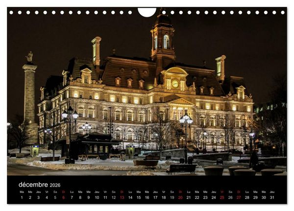 Produktbild: MONTR&Eacute;AL (Calendrier mural 2026 DIN A4 vertical), CALVENDO calendrier mensuel