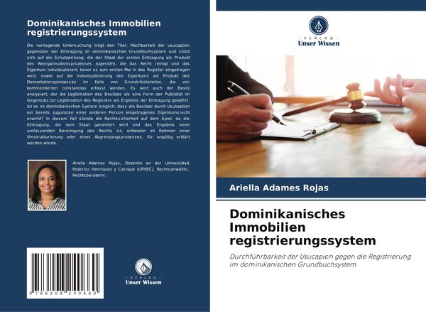 Dominikanisches Immobilien registrierungssystem, Taschenbuch von Ariella Adames Rojas, Verlag Unser Wissen, 9786208240660