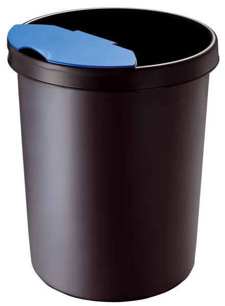 Produktbild: HELIT Papierkorb the german, schwarz