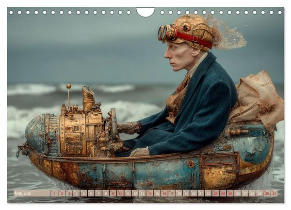 Produktbild: Seelenreise durch Wind und Wellen (Wandkalender 2026 DIN A4 quer), CALVENDO Monatskalender