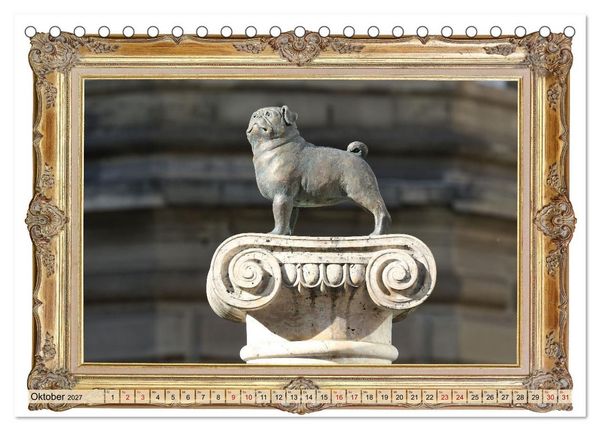 Produktbild: Hunde sind Kunst (Tischkalender 2027 DIN A5 quer), CALVENDO Monatskalender