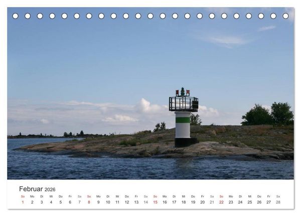Produktbild: Leuchtt&uuml;rme und Leuchtfeuer an der Ostsee (Tischkalender 2026 DIN A5 quer), CALVENDO Monatskalender