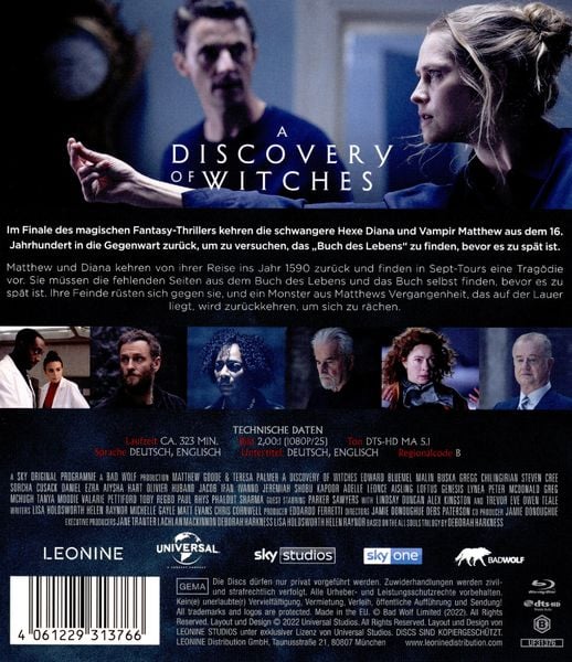 Produktbild: A Discovery of Witches - Staffel 3 [2 BRs]