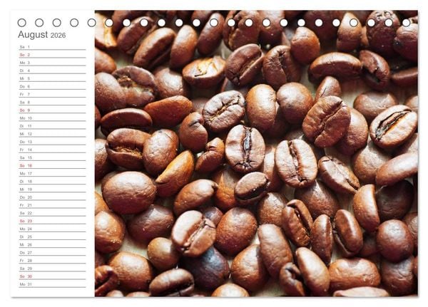 Produktbild: Kaffee-Pause Terminkalender (Tischkalender 2026 DIN A5 quer), CALVENDO Monatskalender