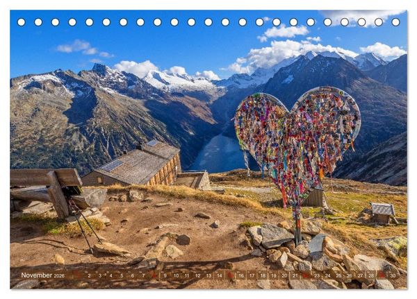 Produktbild: Ein Herz f&uuml;r das Zillertal (Tischkalender 2026 DIN A5 quer), CALVENDO Monatskalender