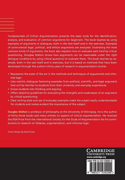 Produktbild: Fundamentals of Critical Argumentation