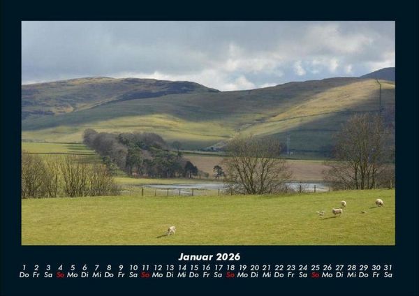 Produktbild: Landschaftskalender 2026 Fotokalender DIN A4