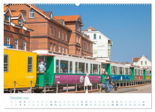 Produktbild: Moin Borkum (Wandkalender 2026 DIN A2 quer), CALVENDO Monatskalender