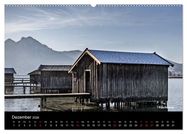 Produktbild: Oberbayerische Seen (Wandkalender 2026 DIN A2 quer), CALVENDO Monatskalender