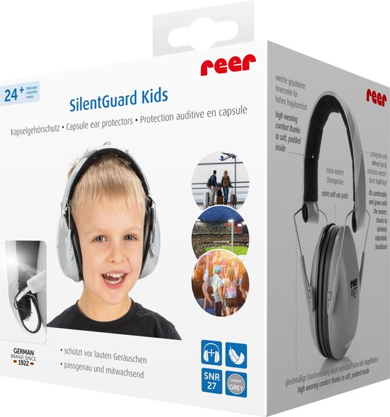 Produktbild: SilentGuard Kids Kapselgeh&ouml;rschutz,grau