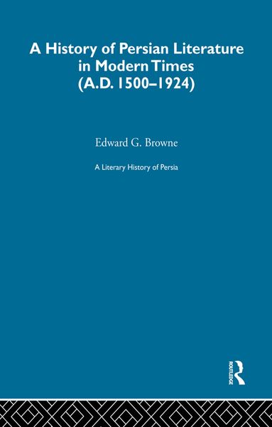 Produktbild: A Literary History of Persia