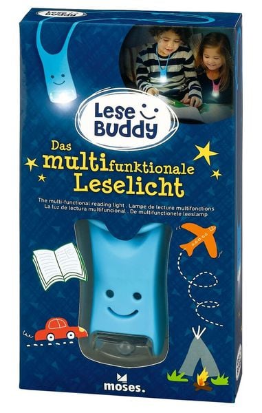 Produktbild: Lese Buddy - Das multifunktionale Leselicht blau