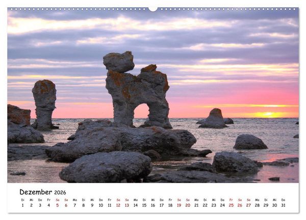 Produktbild: Gotland Impressionen (hochwertiger Premium Wandkalender 2026 DIN A2 quer), Kunstdruck in Hochglanz