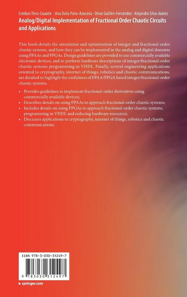 Produktbild: Analog/Digital Implementation of Fractional Order Chaotic Circuits and Applications