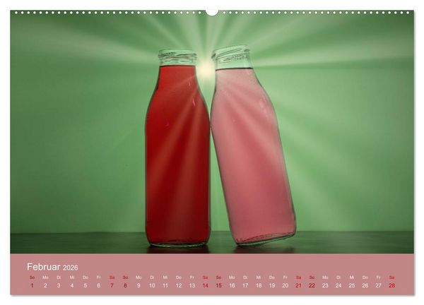 Produktbild: Die gute alte Milchflasche (hochwertiger Premium Wandkalender 2026 DIN A2 quer), Kunstdruck in Hochglanz