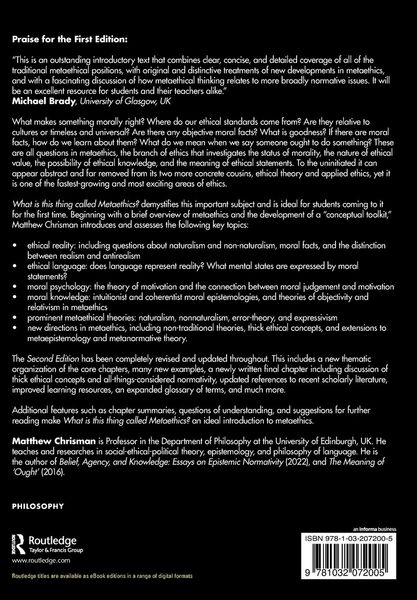 Produktbild: What is this thing called Metaethics?