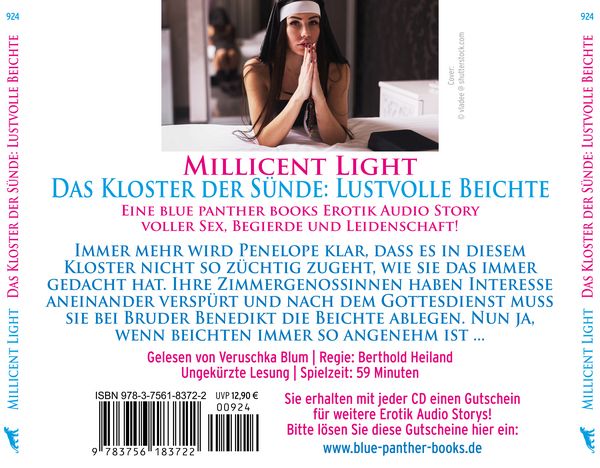 Produktbild: Das Kloster der S&uuml;nde: Lustvolle Beichte | Erotik Audio Story | Erotisches H&ouml;rbuch Audio-CD