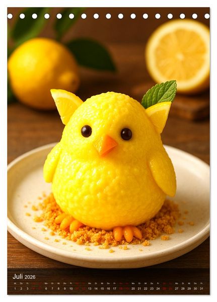 Produktbild: Tierische Desserts (Tischkalender 2026 DIN A5 hoch), CALVENDO Monatskalender