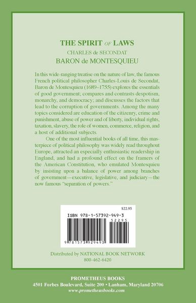 Produktbild: The Spirit of Laws