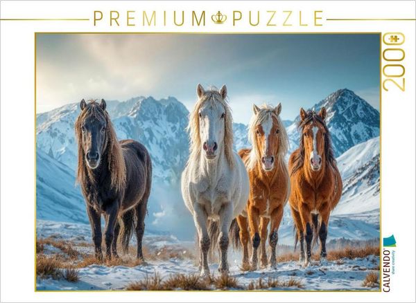 Produktbild: CALVENDO Puzzle Gemeinsam in die kalte Jahreszeit | 2000 Teile Lege-Gr&ouml;&szlig;e 90x67cm Foto-Puzzle f&uuml;r gl&uuml;ckliche Stunden