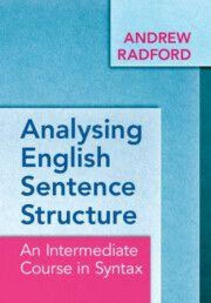 Produktbild: Analysing English Sentence Structure