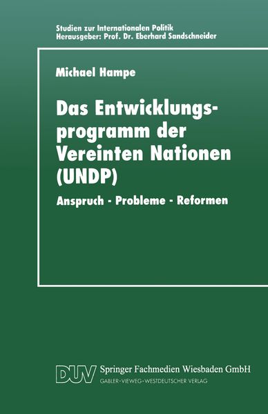 Produktbild: Das Entwicklungsprogramm der Vereinten Nationen (UNDP)