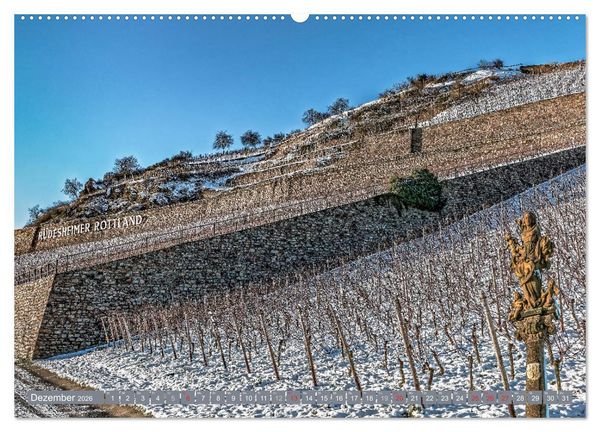 Produktbild: R&uuml;desheim - Rhein, Riesling, Romantik (Wandkalender 2026 DIN A2 quer), CALVENDO Monatskalender