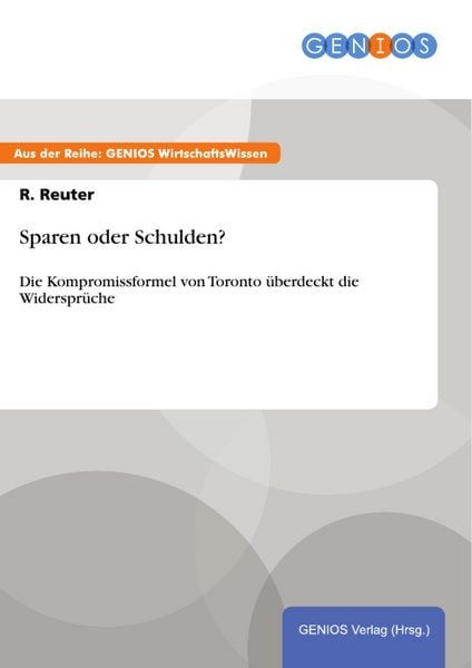 Produktbild: Sparen oder Schulden?