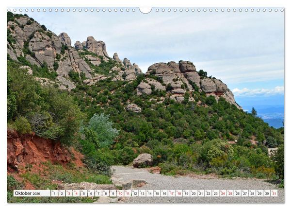 Produktbild: MONTSERRAT in Katalonien (Wandkalender 2026 DIN A3 quer), CALVENDO Monatskalender
