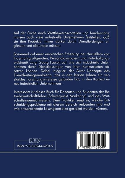 Produktbild: Dienstleistungspolitik industrieller Unternehmen