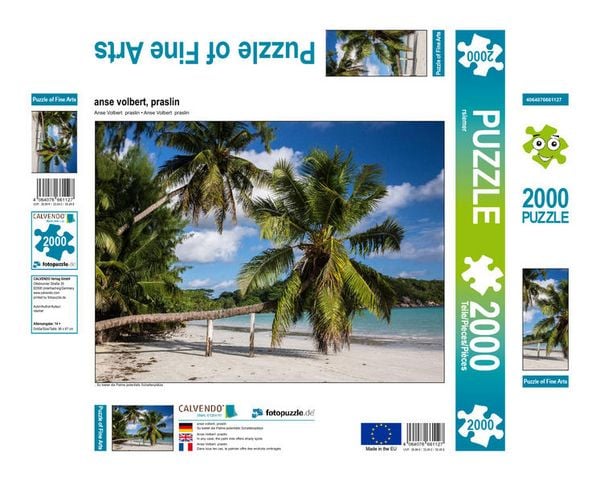 Produktbild: CALVENDO Puzzle anse volbert, praslin | 2000 Teile Lege-Gr&ouml;&szlig;e 90 &times; 67 cm Foto-Puzzle f&uuml;r gl&uuml;ckliche Stunden